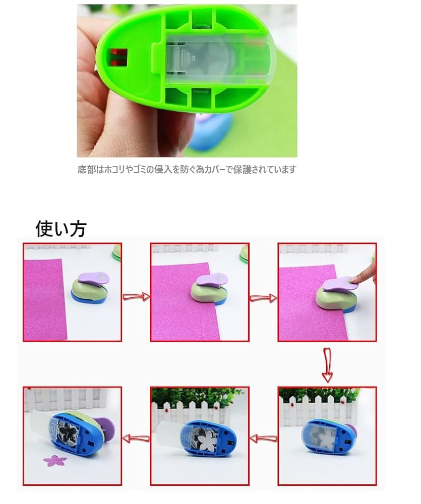 Amazon.co.jp: クラフトパンチ 穴あけ 丸穴 9-38mm 4種類セット